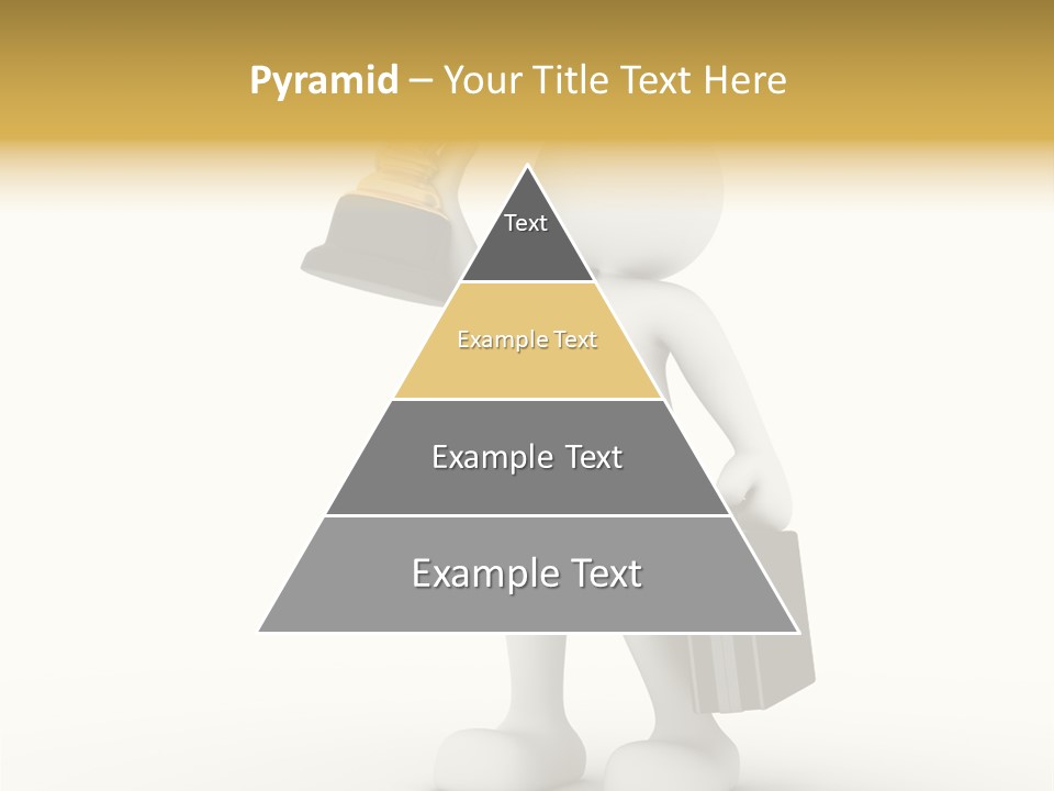 Shape Handle Briefcase PowerPoint Template