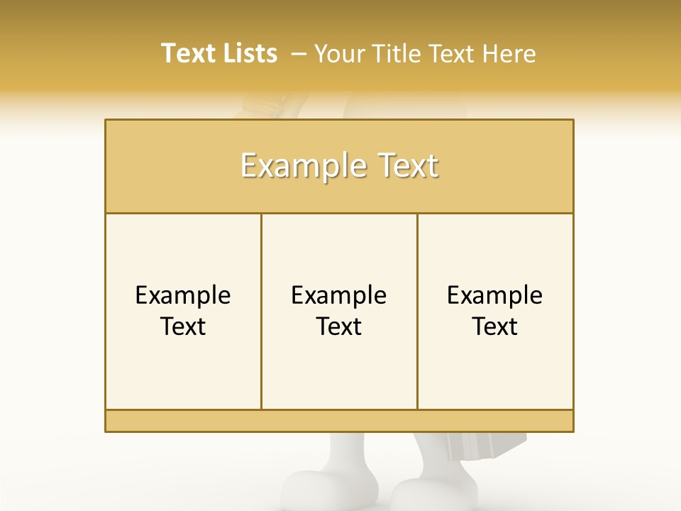 Shape Handle Briefcase PowerPoint Template