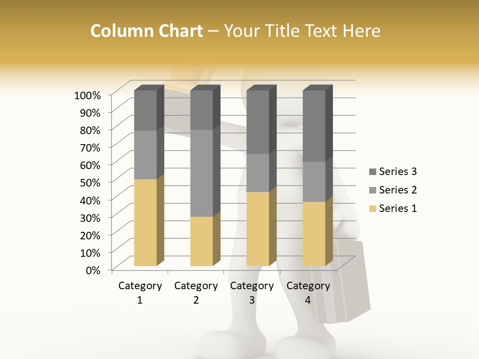 Shape Handle Briefcase PowerPoint Template