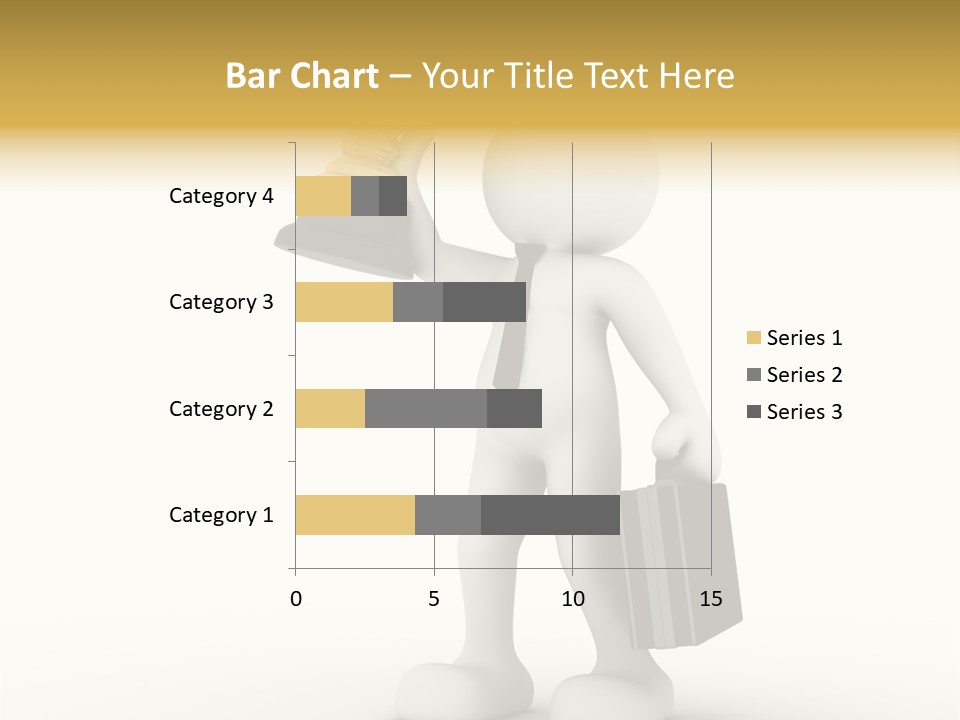 Shape Handle Briefcase PowerPoint Template