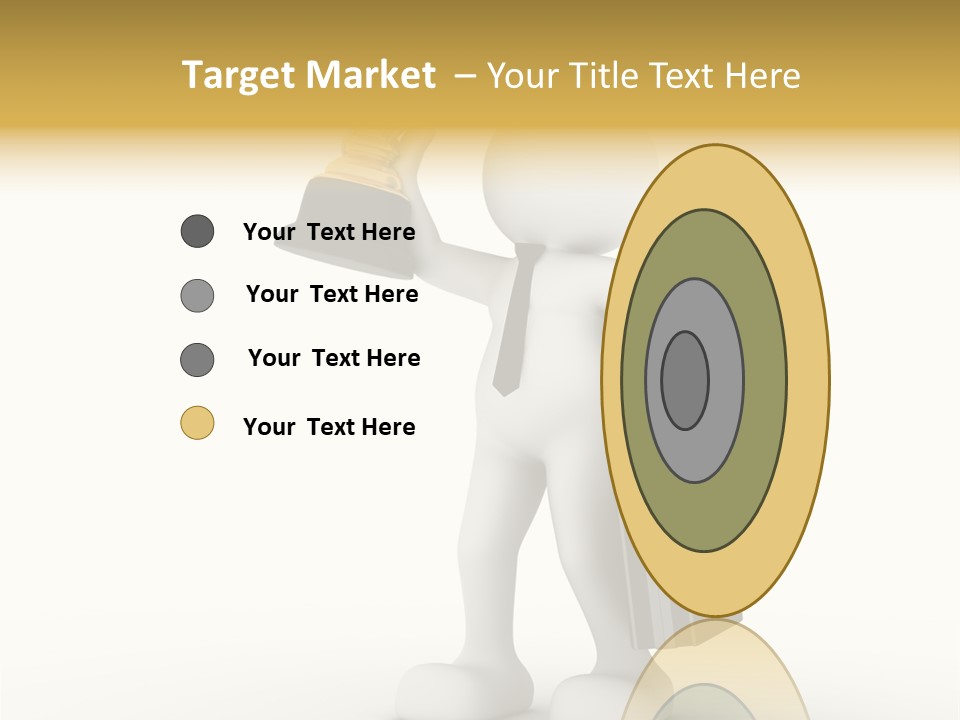 Shape Handle Briefcase PowerPoint Template