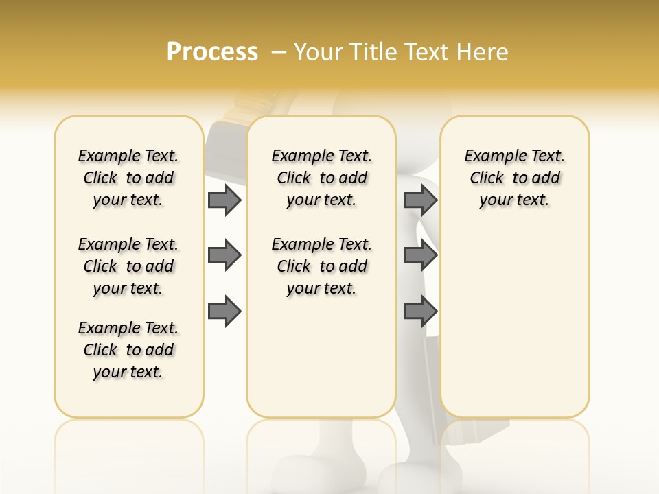 Shape Handle Briefcase PowerPoint Template