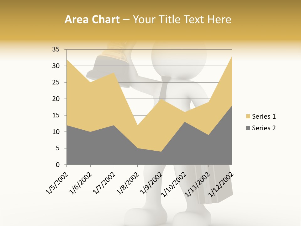 Shape Handle Briefcase PowerPoint Template