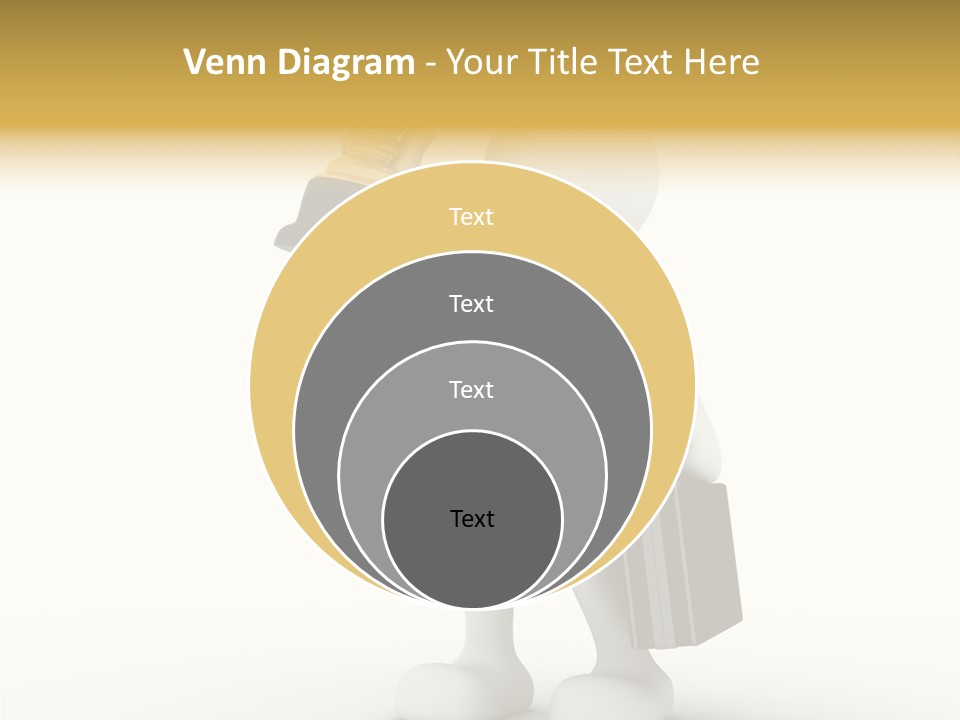 Shape Handle Briefcase PowerPoint Template