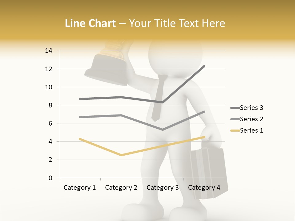 Shape Handle Briefcase PowerPoint Template