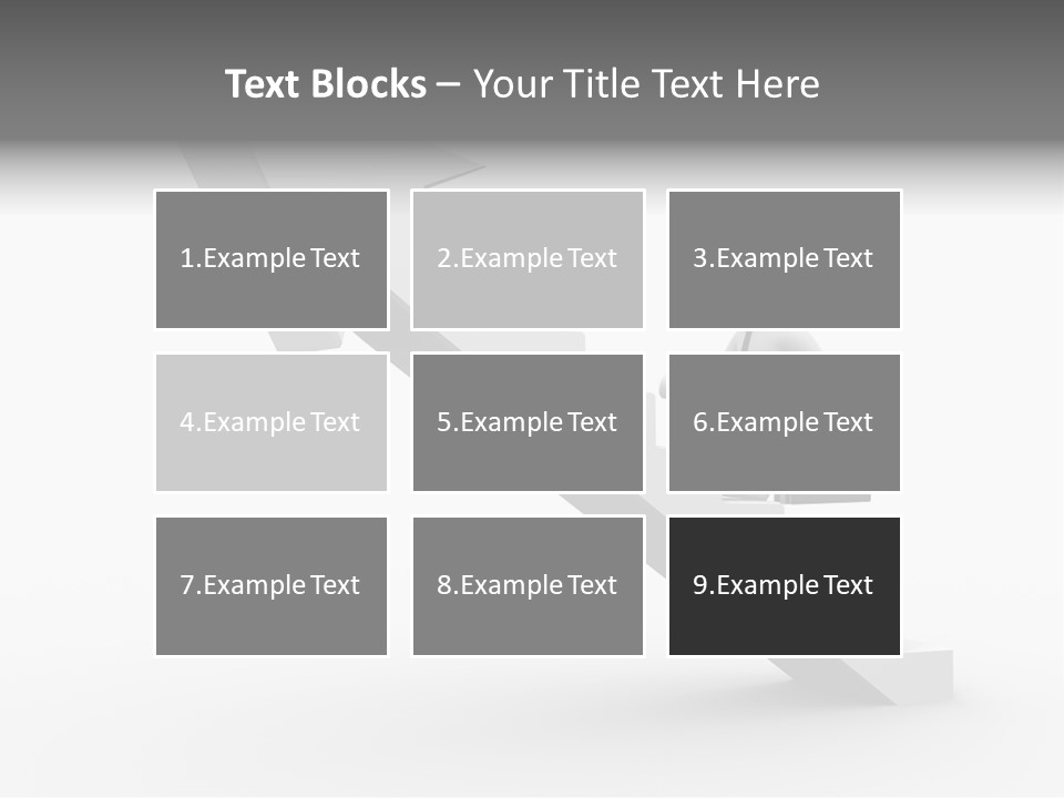 Businessman Progress Briefcae PowerPoint Template