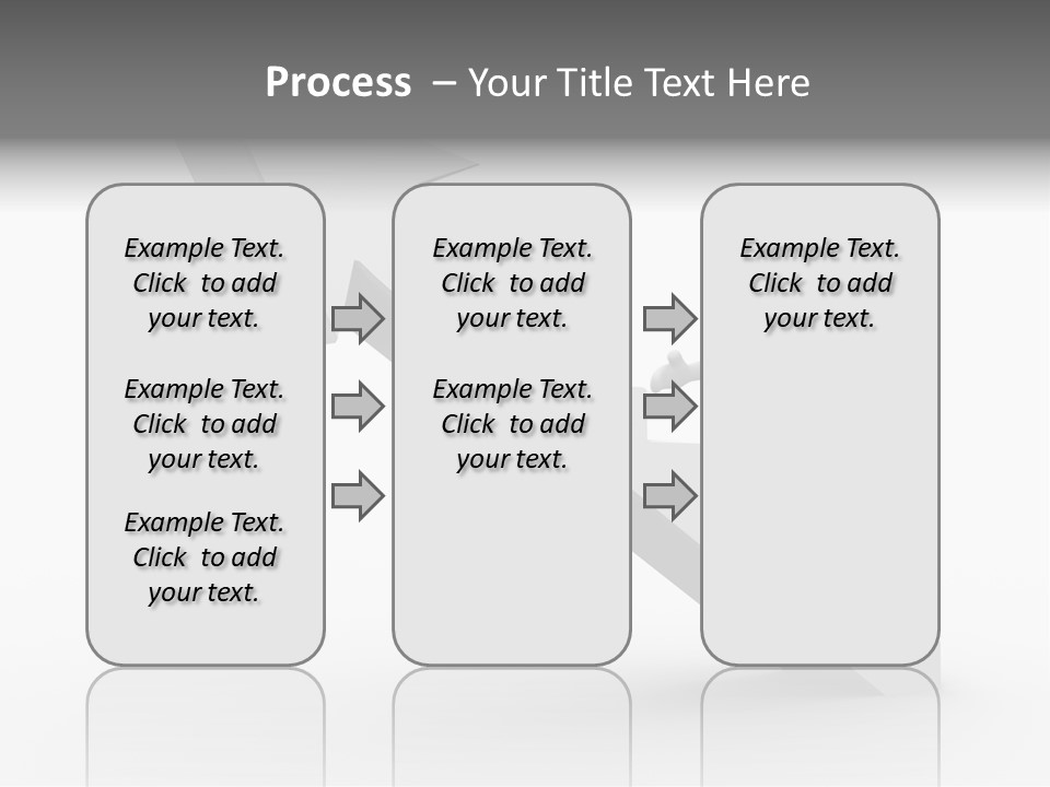 Businessman Progress Briefcae PowerPoint Template