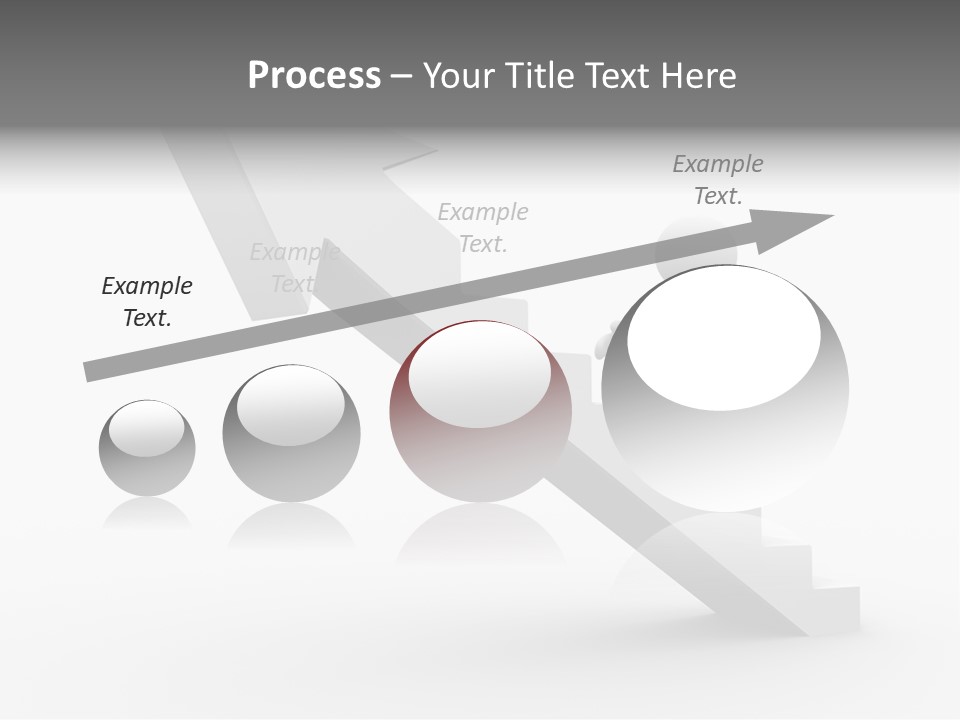 Businessman Progress Briefcae PowerPoint Template
