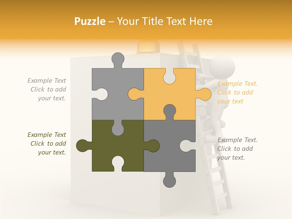 Cover White Award PowerPoint Template