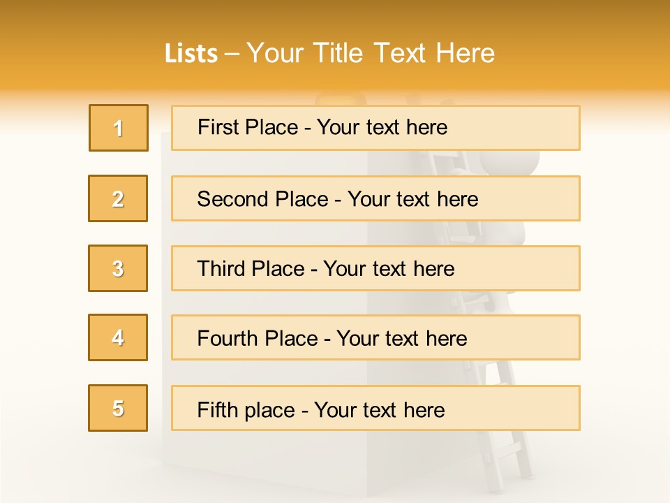 Cover White Award PowerPoint Template