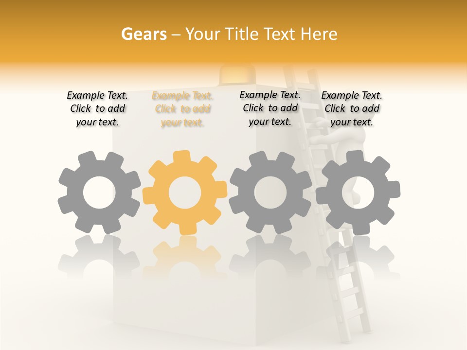 Cover White Award PowerPoint Template