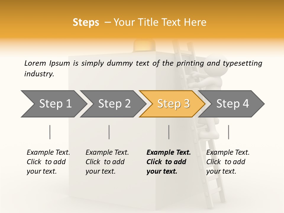 Cover White Award PowerPoint Template