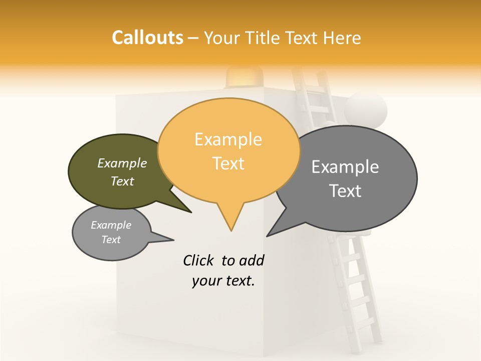 Cover White Award PowerPoint Template