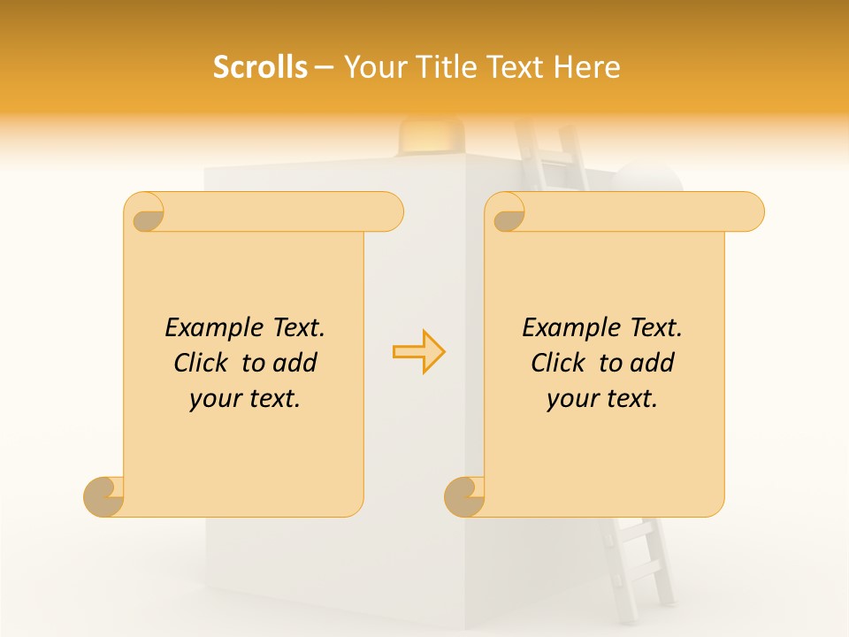 Cover White Award PowerPoint Template