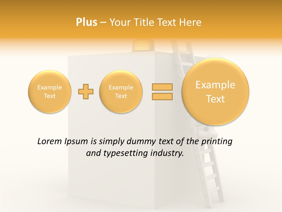 Cover White Award PowerPoint Template