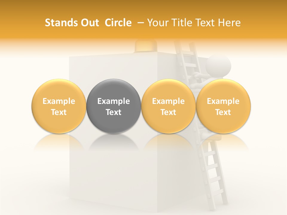 Cover White Award PowerPoint Template