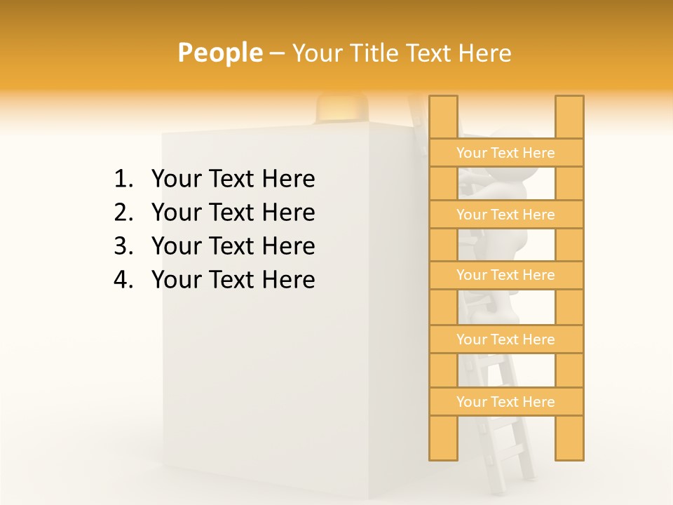 Cover White Award PowerPoint Template