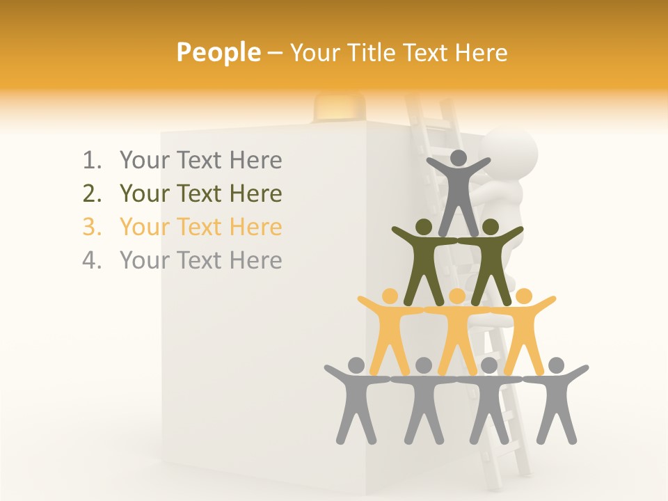 Cover White Award PowerPoint Template