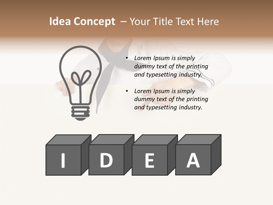 Food Billboard Head PowerPoint Template