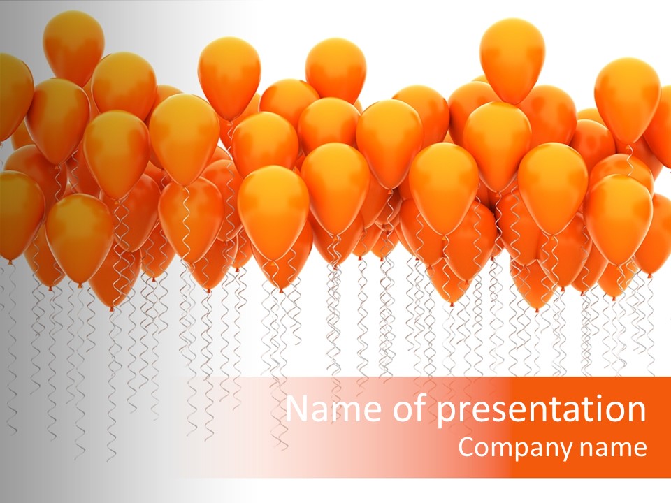 Glossy Air Concept PowerPoint Template