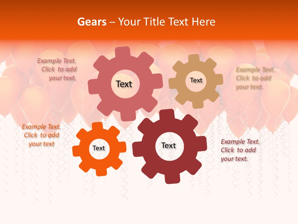 Glossy Air Concept PowerPoint Template