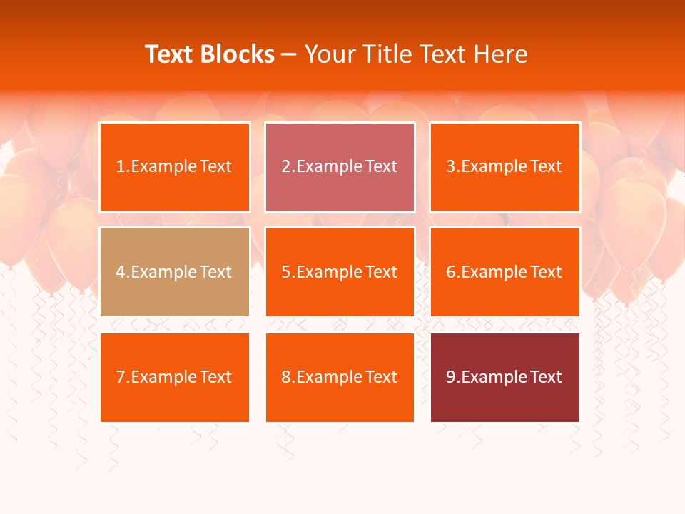 Glossy Air Concept PowerPoint Template
