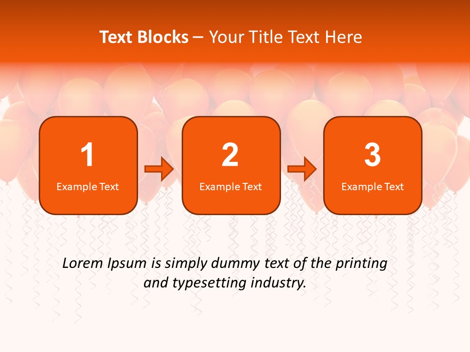 Glossy Air Concept PowerPoint Template