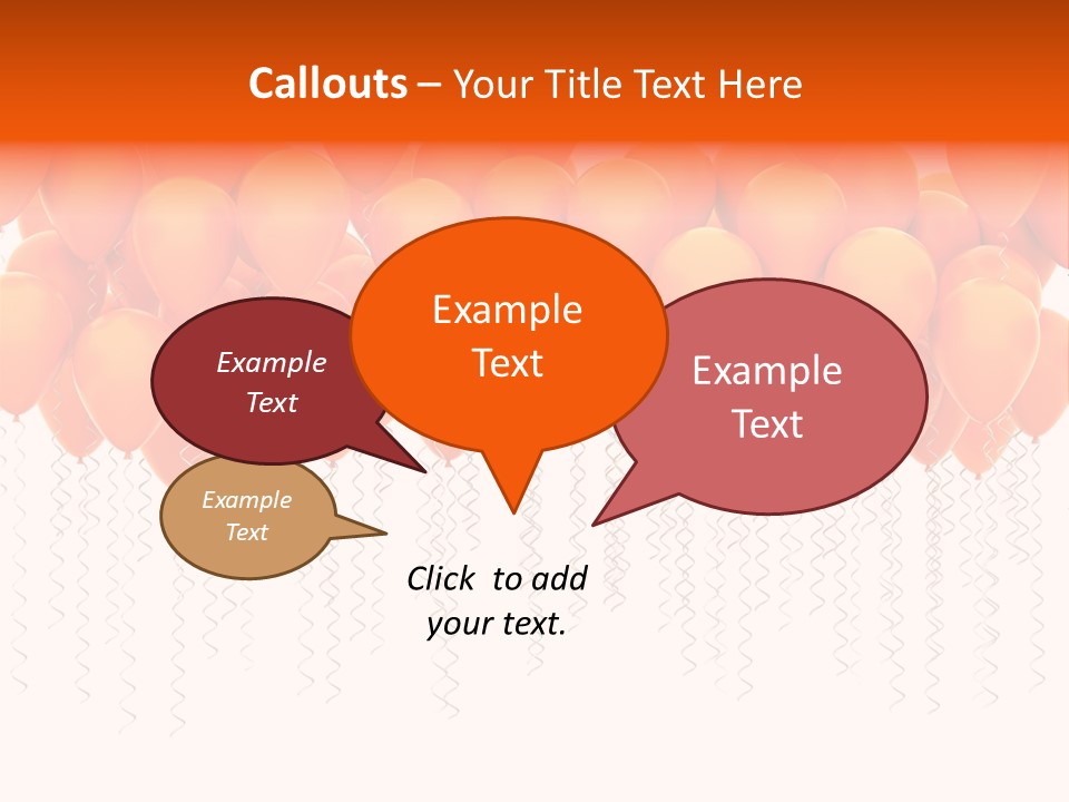 Glossy Air Concept PowerPoint Template