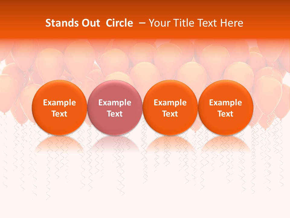 Glossy Air Concept PowerPoint Template