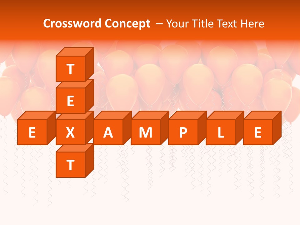 Glossy Air Concept PowerPoint Template