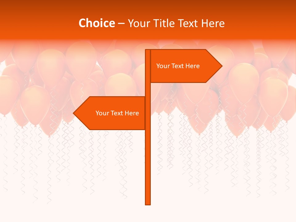 Glossy Air Concept PowerPoint Template