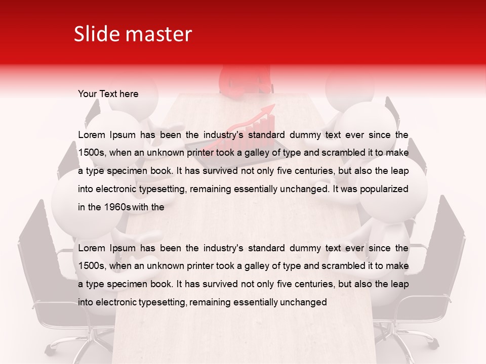 Meeting Chair Leadership PowerPoint Template