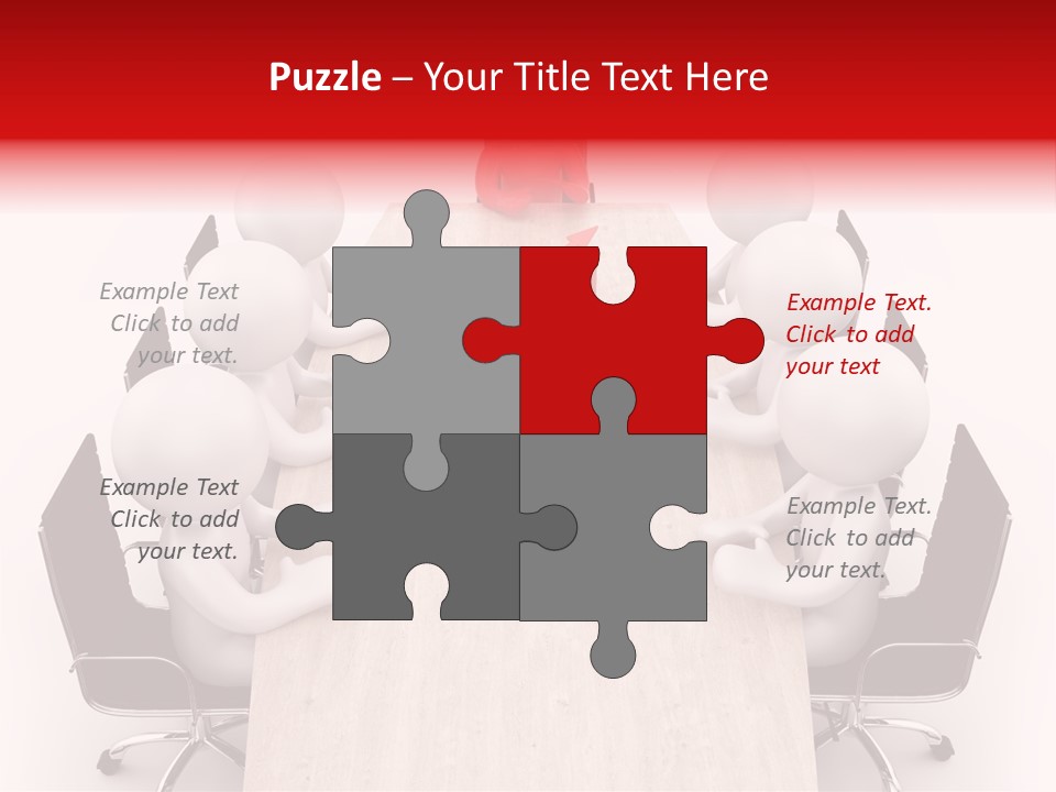 Meeting Chair Leadership PowerPoint Template