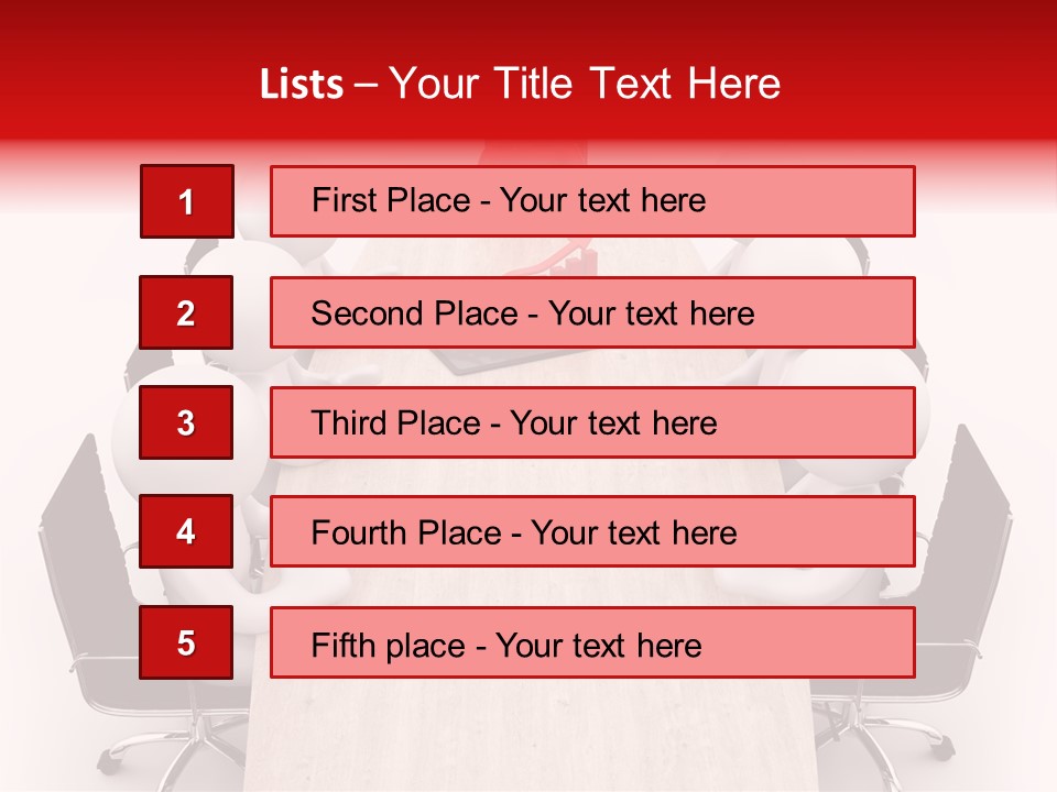 Meeting Chair Leadership PowerPoint Template