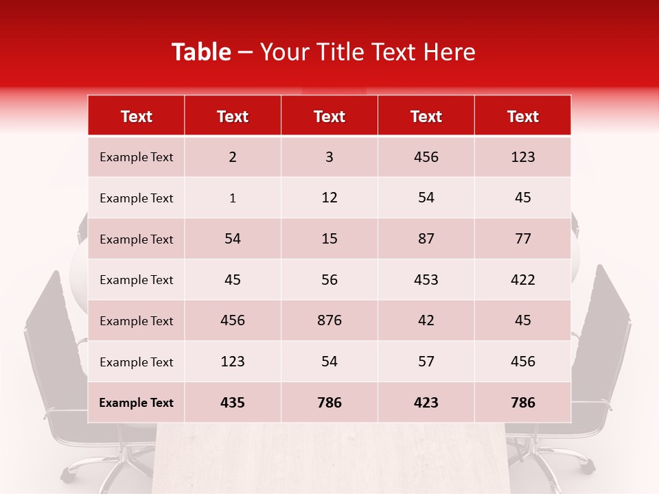 Meeting Chair Leadership PowerPoint Template