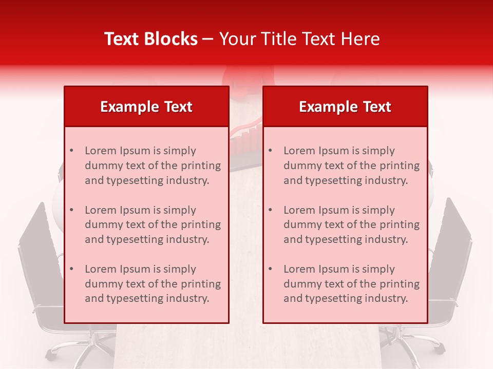 Meeting Chair Leadership PowerPoint Template