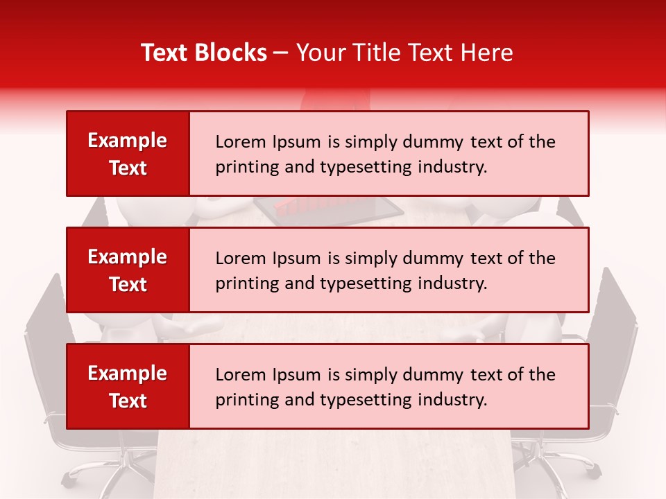 Meeting Chair Leadership PowerPoint Template