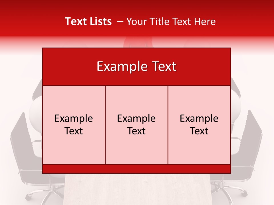 Meeting Chair Leadership PowerPoint Template