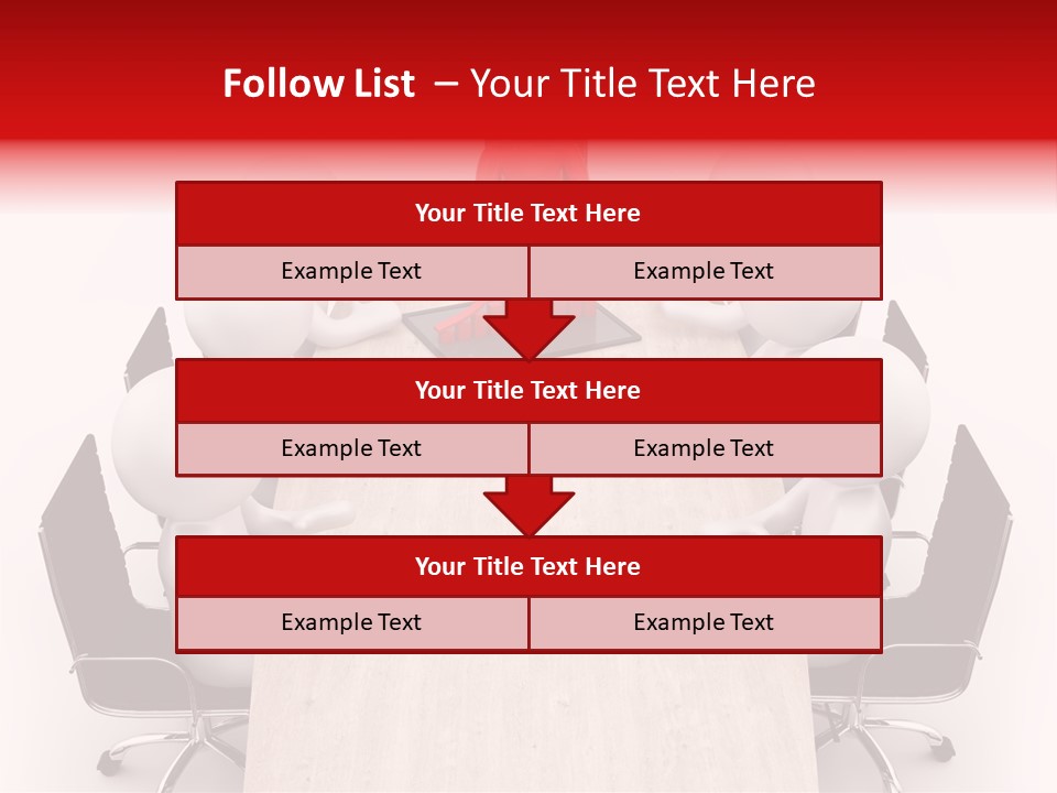 Meeting Chair Leadership PowerPoint Template