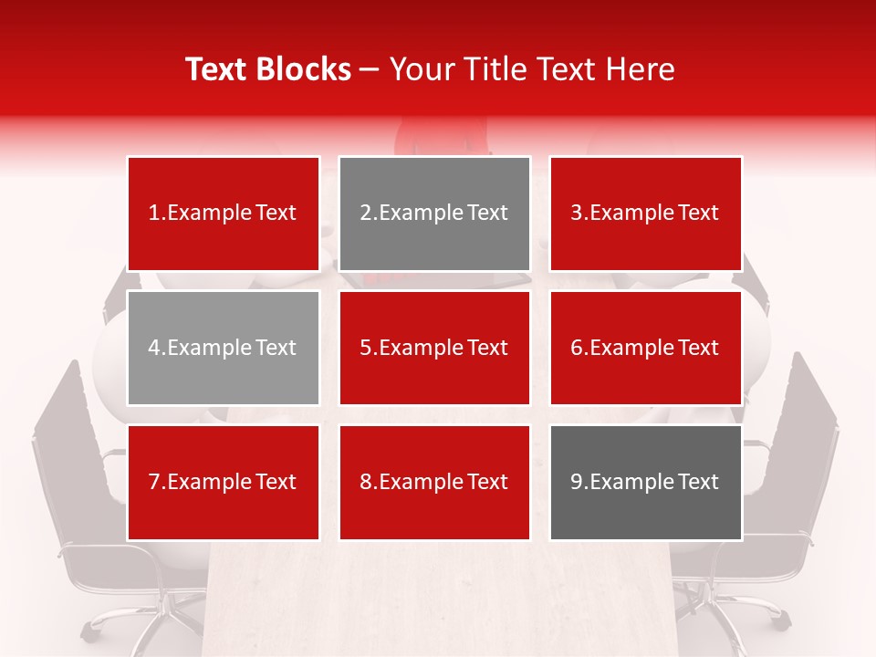 Meeting Chair Leadership PowerPoint Template