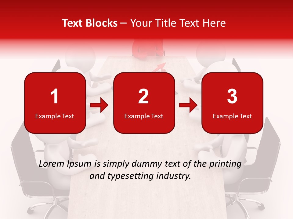 Meeting Chair Leadership PowerPoint Template