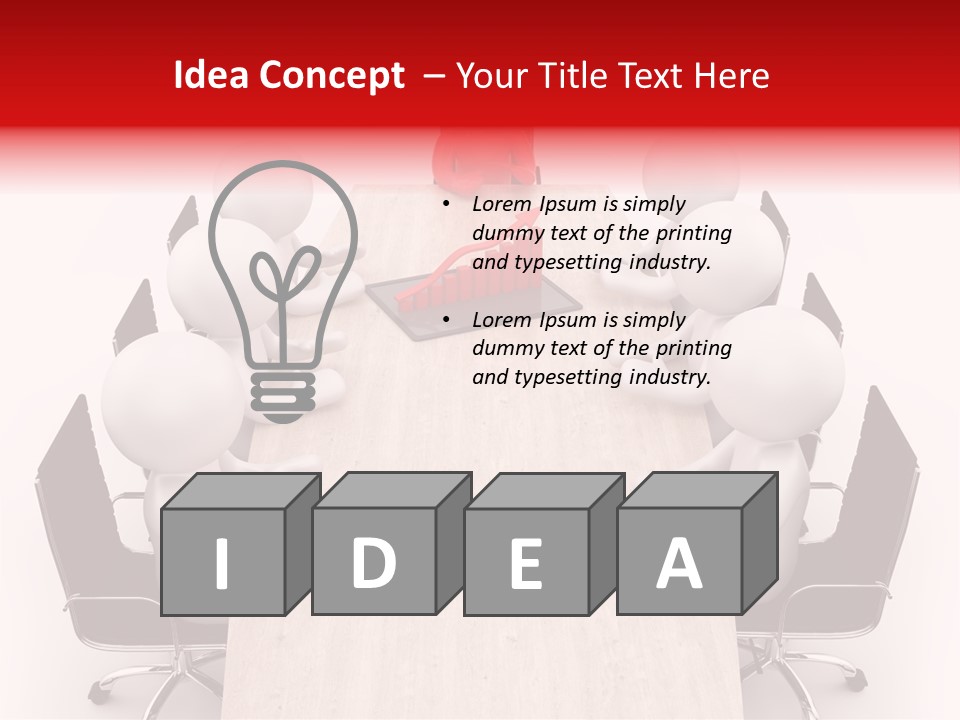 Meeting Chair Leadership PowerPoint Template