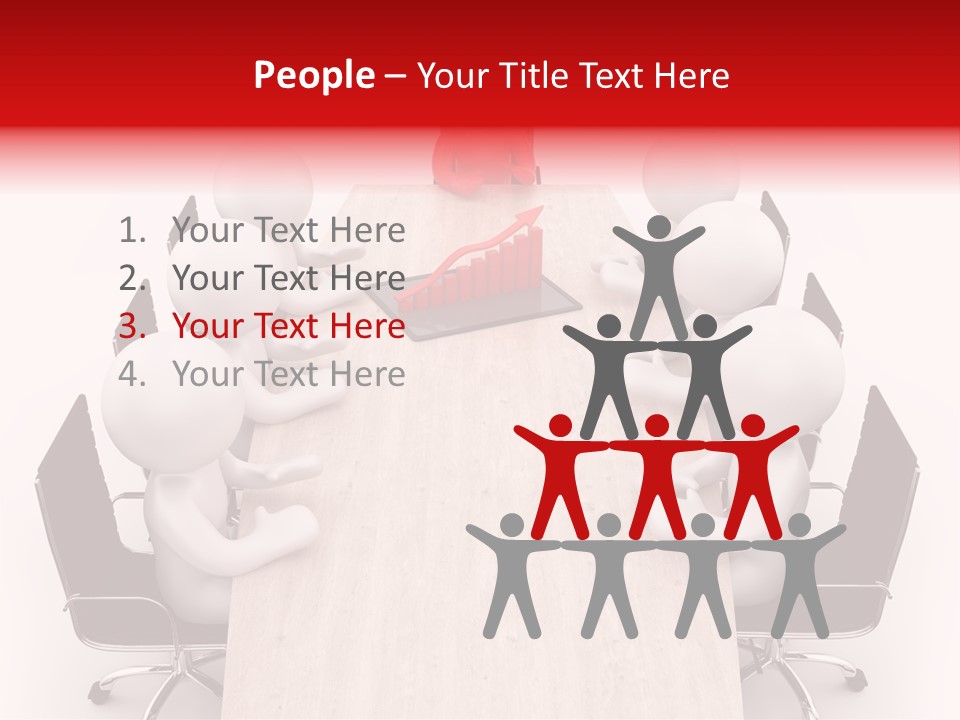 Meeting Chair Leadership PowerPoint Template