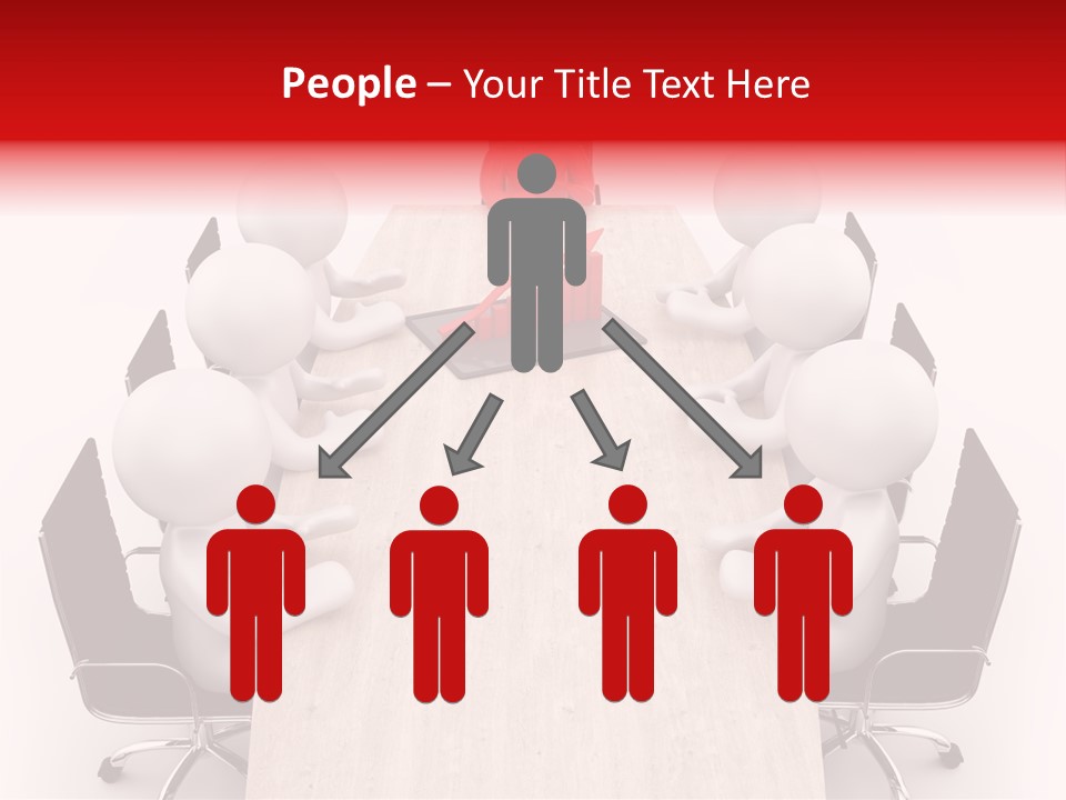 Meeting Chair Leadership PowerPoint Template