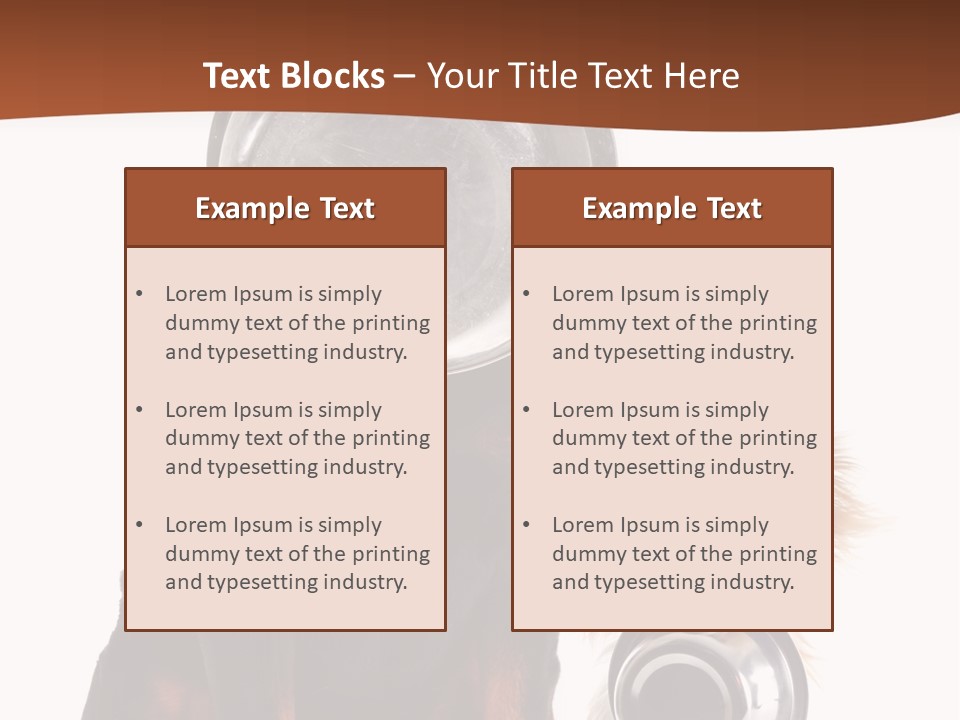 Pet Brown Cute PowerPoint Template