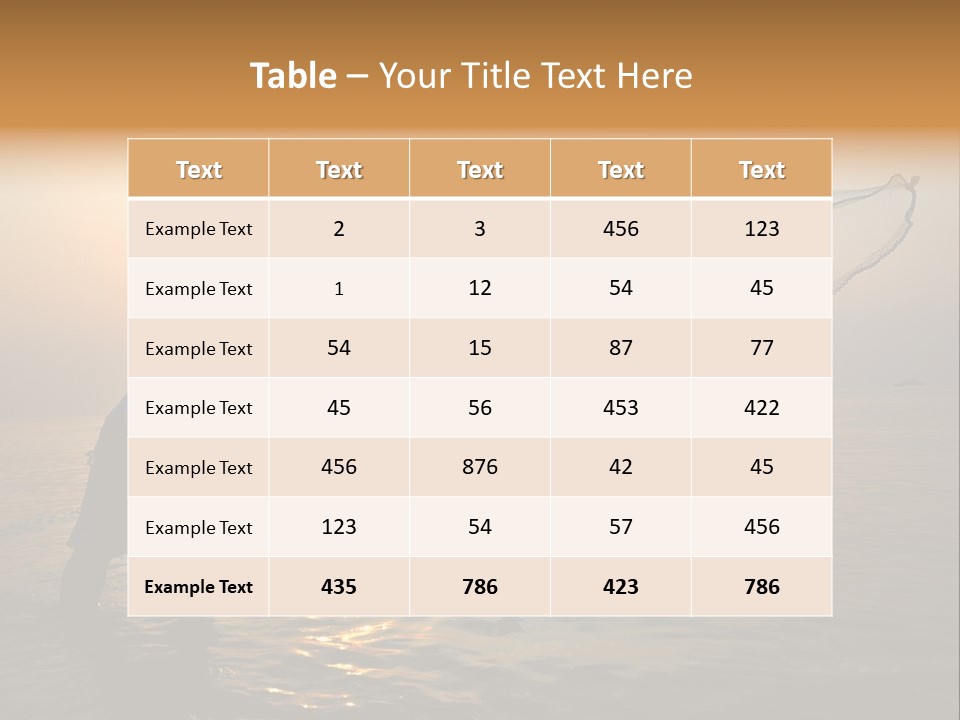 Sunset Bright Man PowerPoint Template