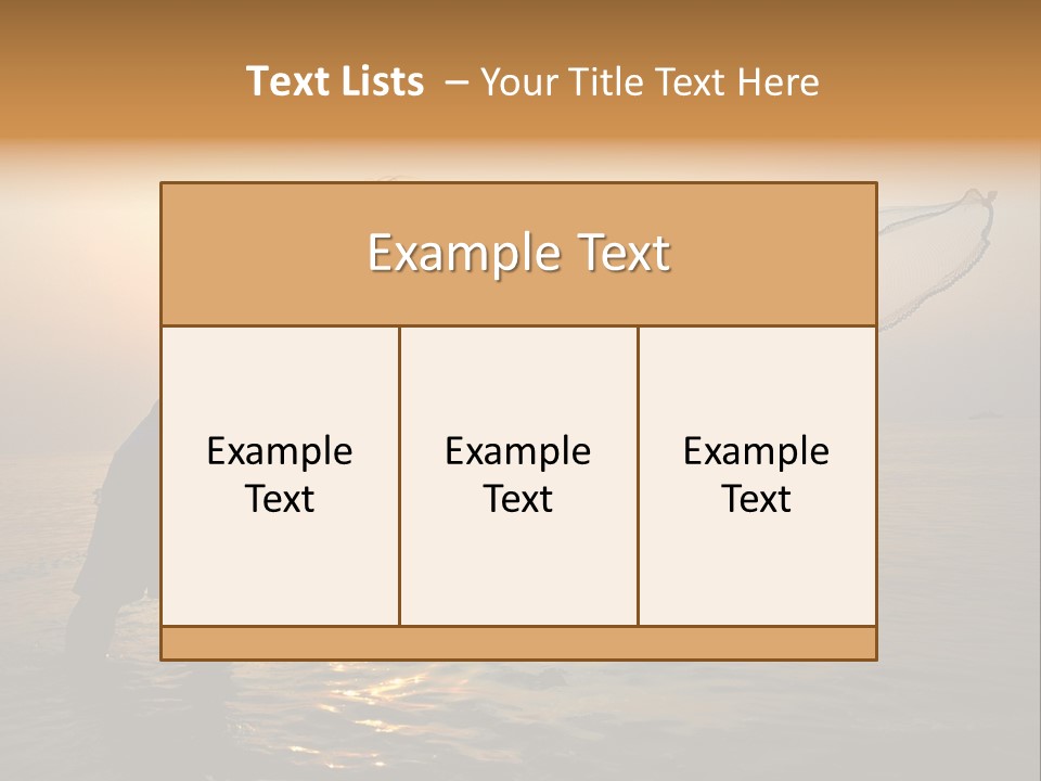 Sunset Bright Man PowerPoint Template