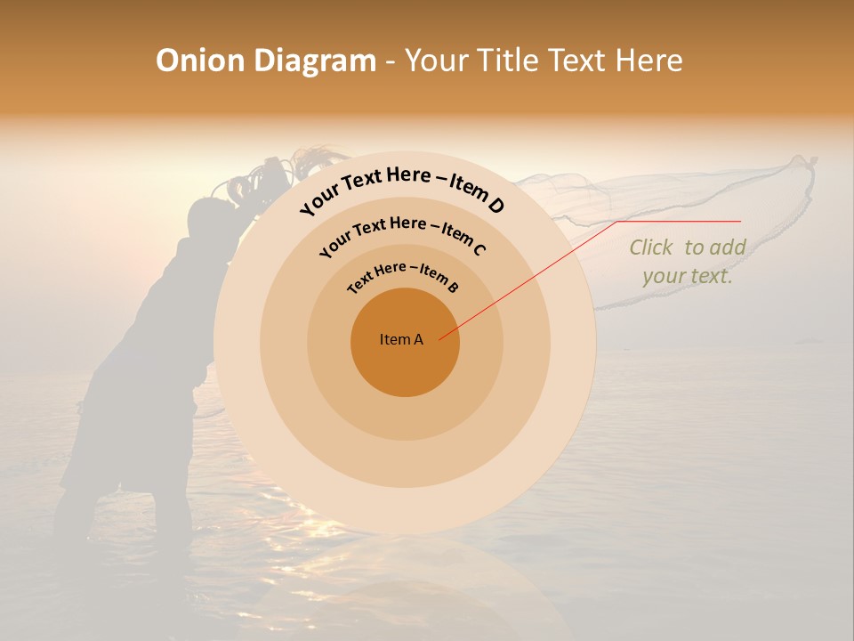 Sunset Bright Man PowerPoint Template