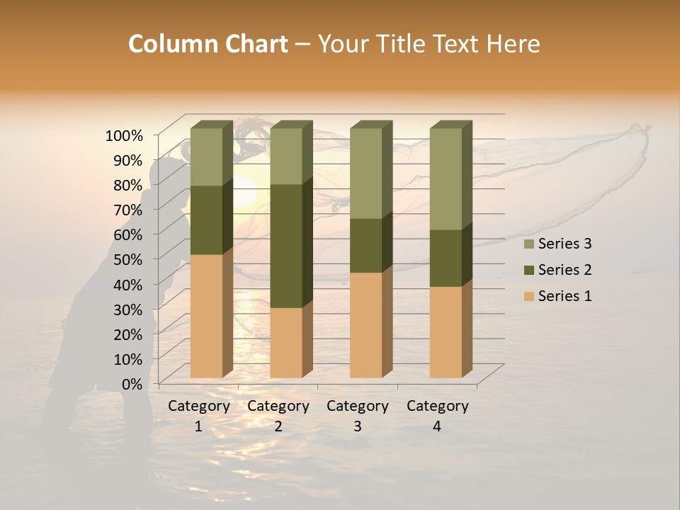 Sunset Bright Man PowerPoint Template