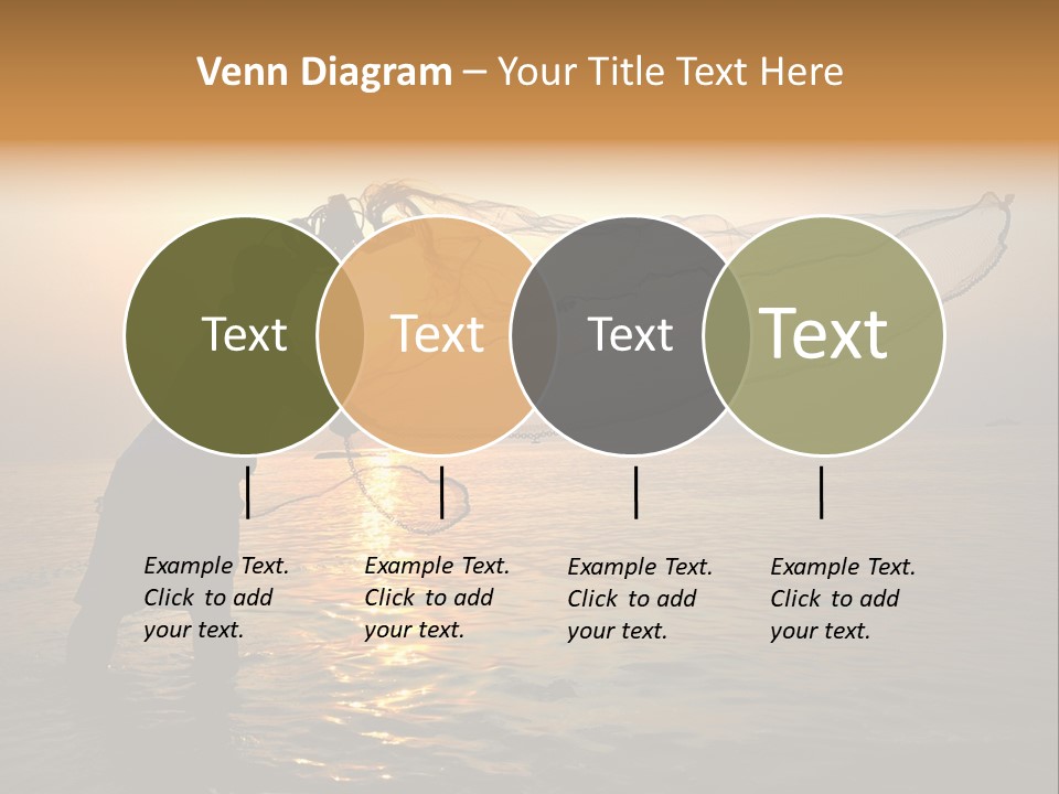 Sunset Bright Man PowerPoint Template